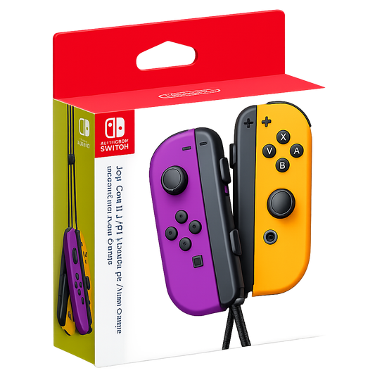 Nintendo Switch Joy-Con (Neon Purple/Neon Orange)